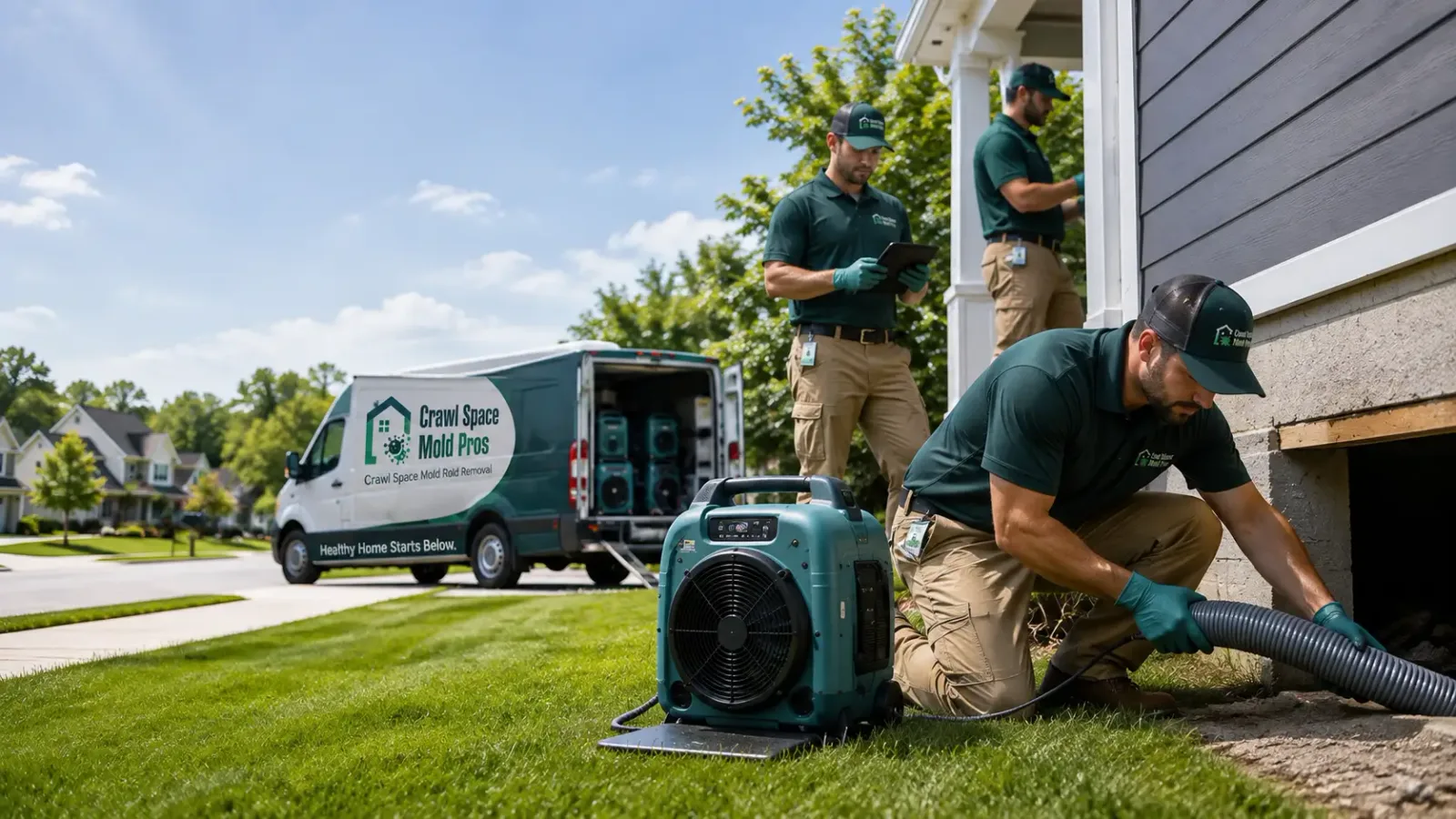 Crawl Space Mold Removal in Smithville, IN